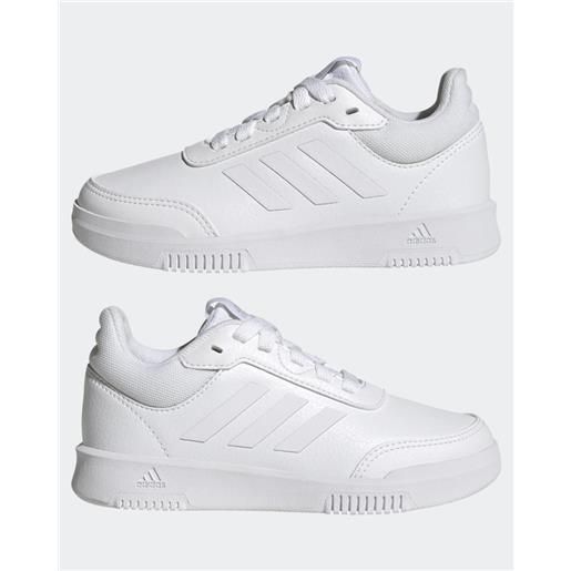adidas scarpe sneakers bambino ragazzo donna adidas tensaur sport lace total white