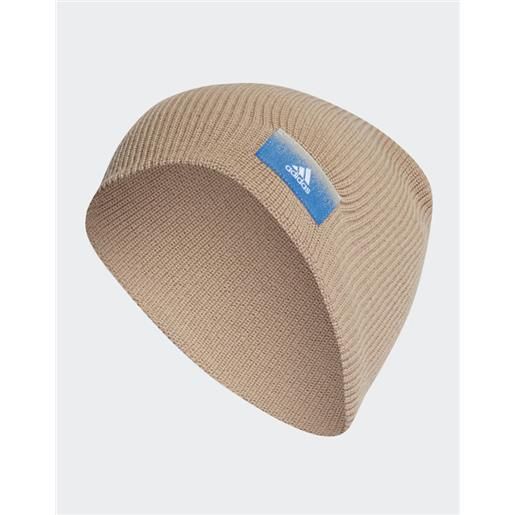 Adidas cappello berretto wonder beige essentials woolie beanie