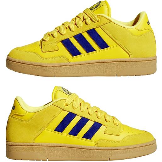 adidas scarpe sneakers uomo adidas rapid court low giallo