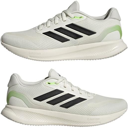 adidas scarpe running jogging uomo adidas runfalcon 5 bianco avorio