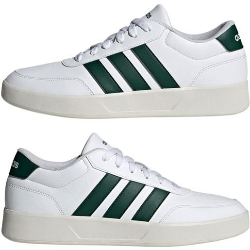 adidas scarpe sneakers uomo adidas breaknet 3.0 bianco verde sportswear
