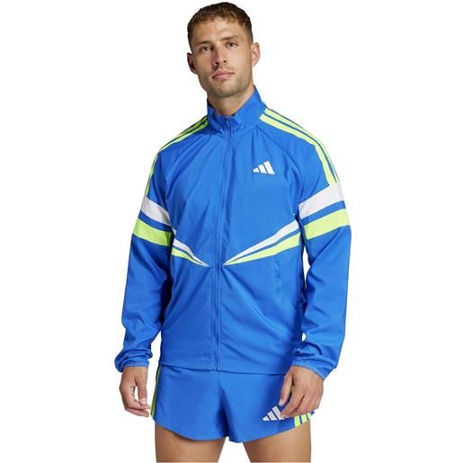 adidas giacca running corsa uomo adidas royal adizero retro poliestere anti vento