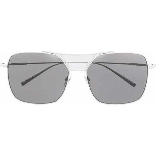 Calvin Klein occhiali da sole oversize - argento
