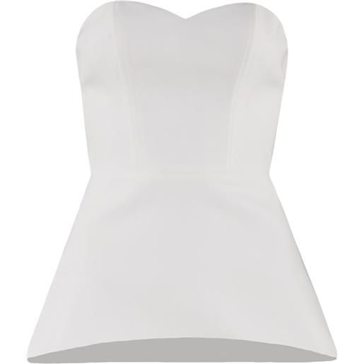 Vestiaire d'un Oiseau Libre abito con corsetto - bianco