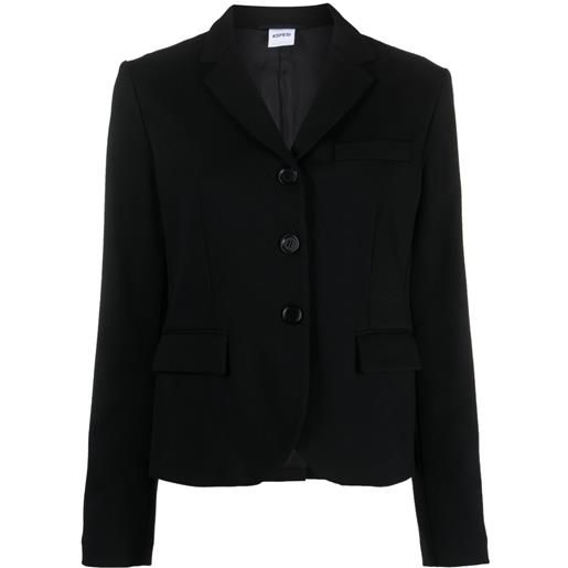 ASPESI blazer crop - nero