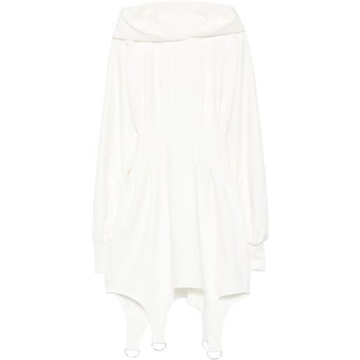 HAMZA abito con cappuccio - bianco