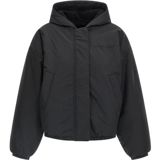Canada Goose piumino reversibile con cappuccio - nero