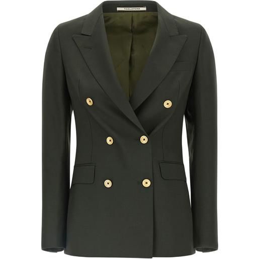 Tagliatore blazer parigi doppiopetto con revers a lancia - verde