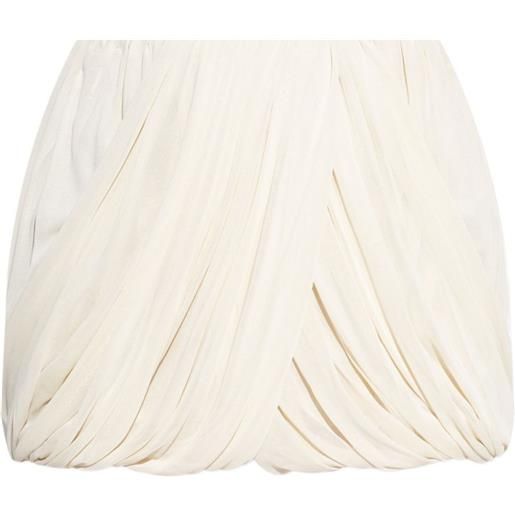 ISABEL MARANT minigonna drappeggiata - toni neutri