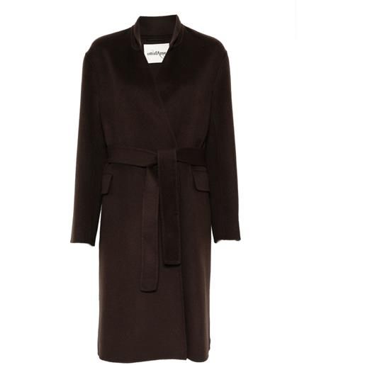 Ottod'Ame cappotto con cintura - marrone