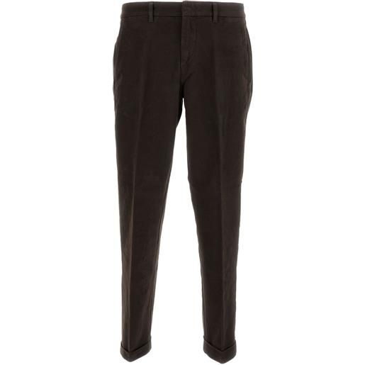 Fay pantaloni con risvolto - marrone