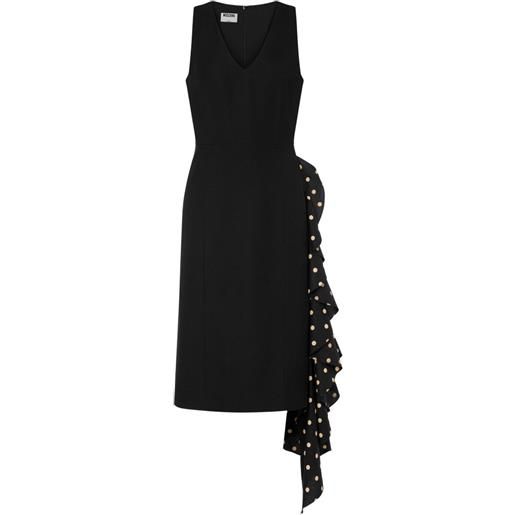 Moschino abito corto a pois - nero