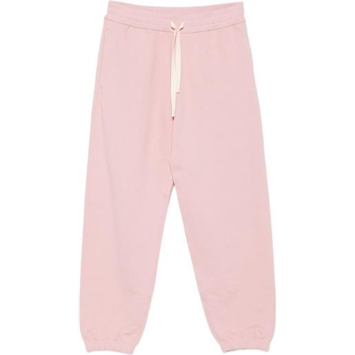 Jil Sander pantaloni sportivi con coulisse - rosa