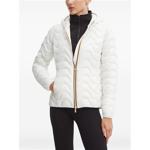 K-Way giacca con cappuccio - bianco