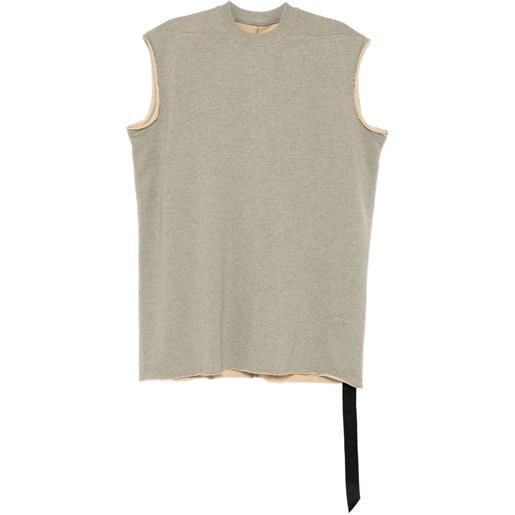 Rick Owens DRKSHDW canotta concordians tarp - grigio