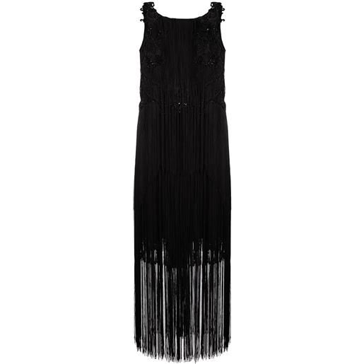 Alberta Ferretti abito midi - nero