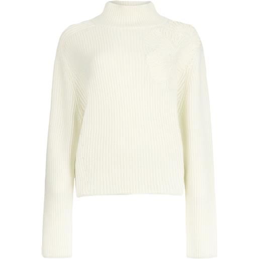 LIU JO maglione a collo alto - bianco