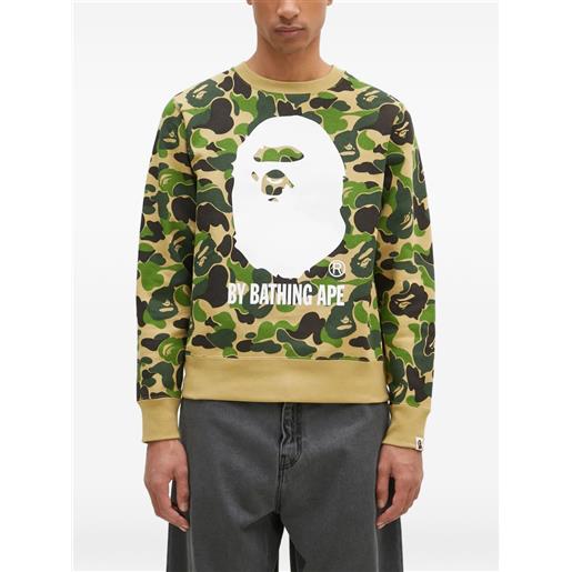 A BATHING APE® felpa con stampa camouflage - verde