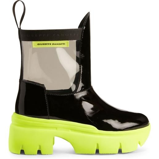 Giuseppe Zanotti stivali apocalypse riot con plateau 60mm - nero