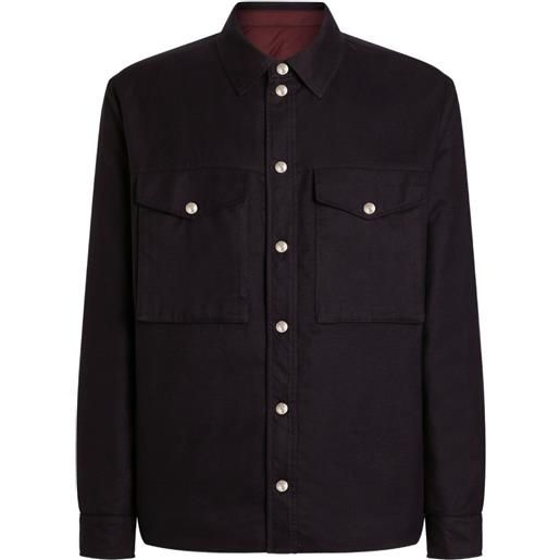 Dolce & Gabbana giacca-camicia reversibile - nero