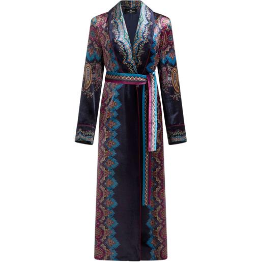 ETRO vestaglia con stampa paisley - blu