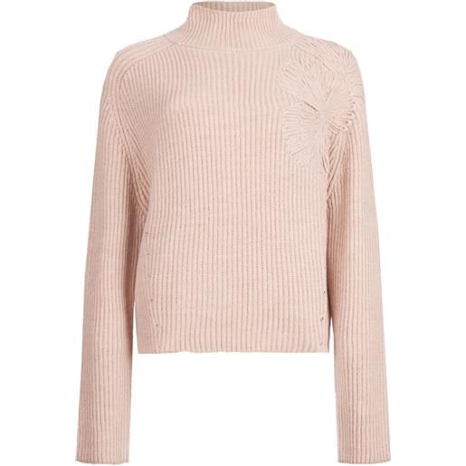 LIU JO maglione a collo alto - rosa