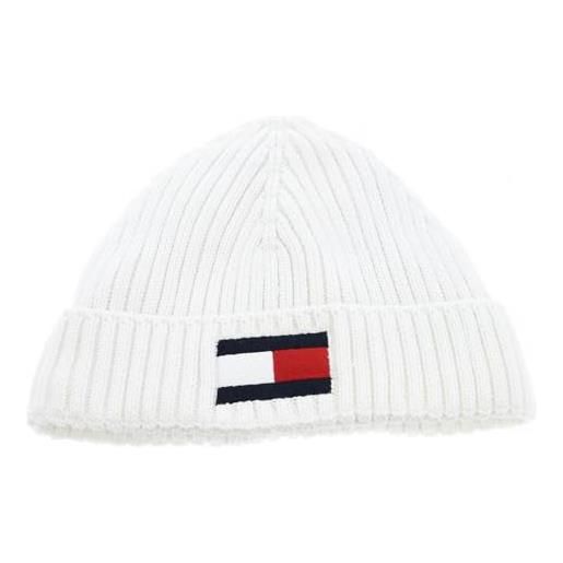 Tommy Hilfiger th essentials knitted hat kids l/xl ancient white