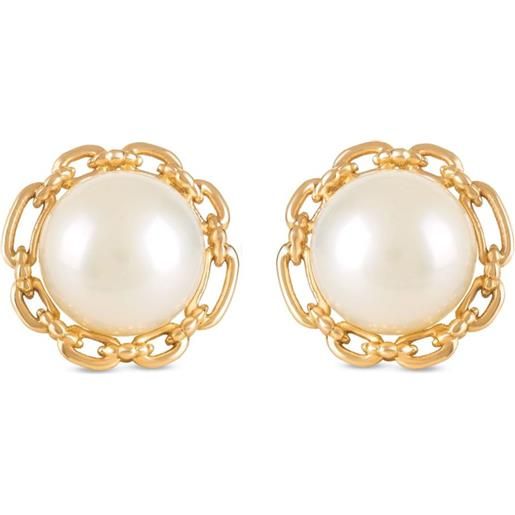 ROSEKEY orecchini di perle be my baby akoya in oro giallo 18kt