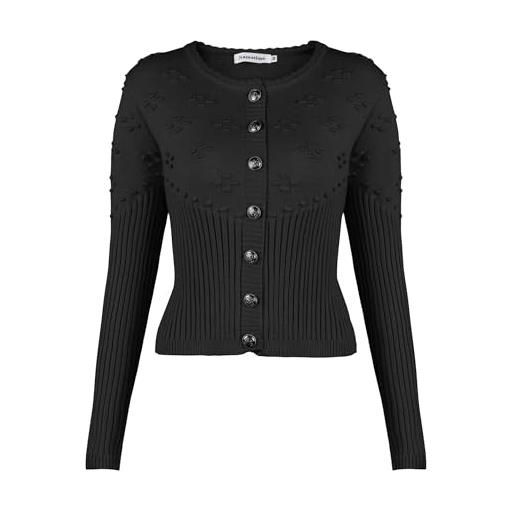 Namatime bolero dirndl - giacca tradizionale bavarese da donna, con bottoni, stile oktoberfest, colore: rosa. , 34 kurz