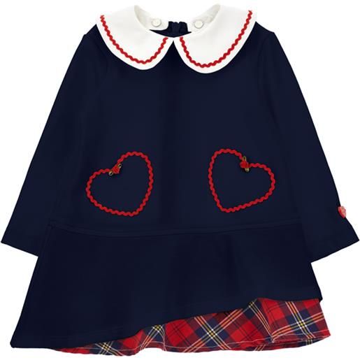 Monnalisa abito colletto con cuori