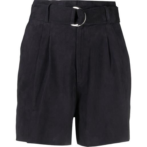 P.A.R.O.S.H. shorts con cintura - blu