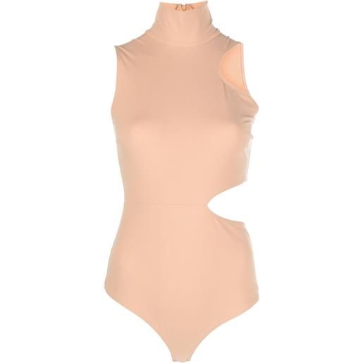 Wolford body warm up con dettaglio cut-out - toni neutri