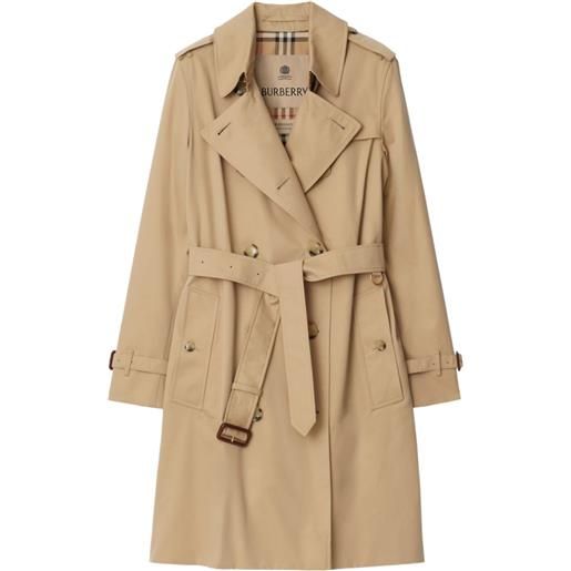 Burberry trench doppiopetto con cintura - toni neutri