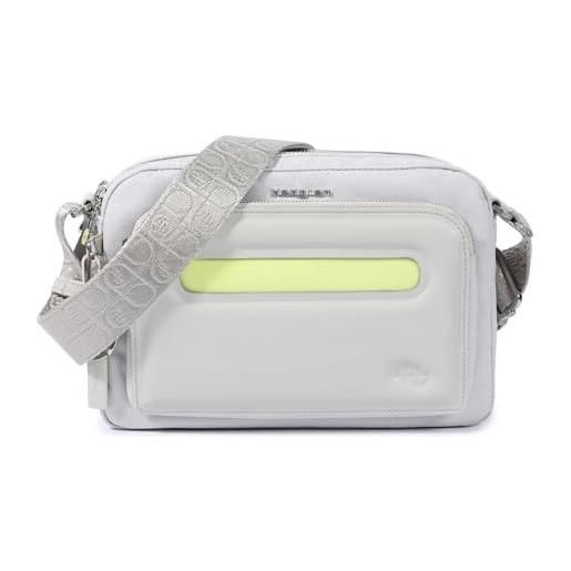 Hedgren espresso, medium crossover + rfid unisex-adulto, grigio vaporoso, one. Size