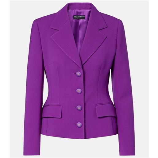 Dolce&Gabbana blazer in crãªpe di lana vergine