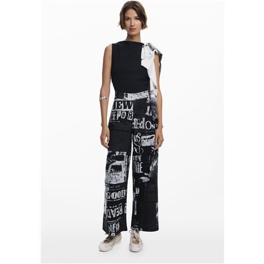 Desigual tuta combinata stampa giornale