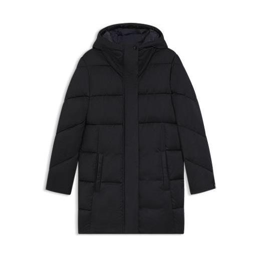 BOSS giacca idrorepellente con impunture, blu scuro