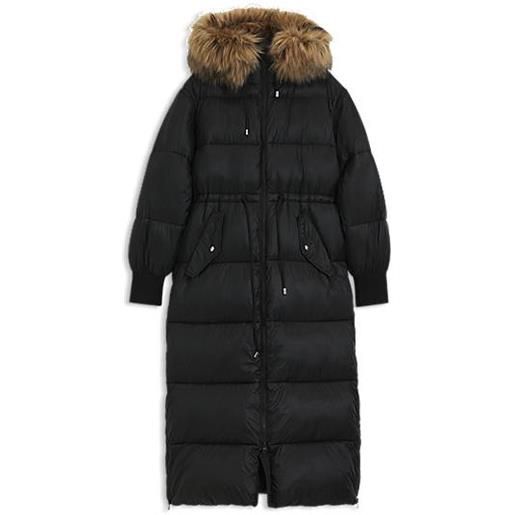 HUGO parka idrorepellente con maniche e rifinitura rimovibili, nero