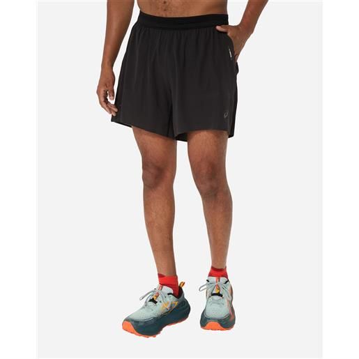 Asics fujitrail elite m - short running - uomo - nero