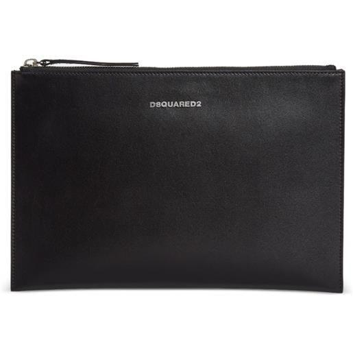 DSQUARED2 portafoglio in pelle - nero