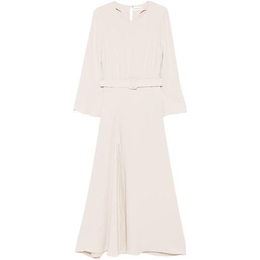 P.A.R.O.S.H. abito con cintura - toni neutri