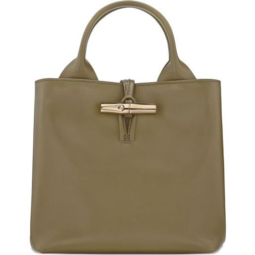 Longchamp borsa a mano le roseau s - verde