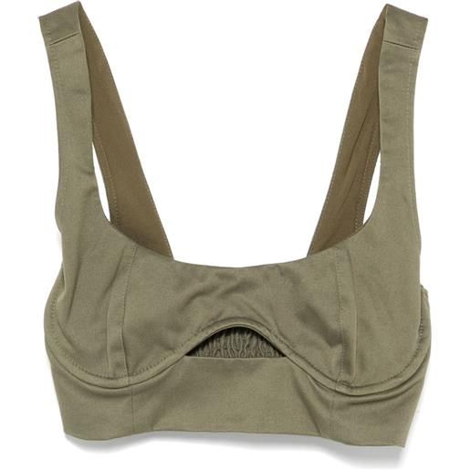 Patrizia Pepe bustino in cotone - verde