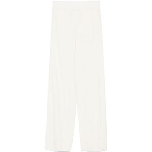 Max Mara pantaloni a coste - bianco