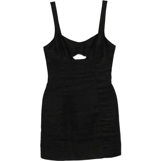 Reformation abito belma in lino - nero