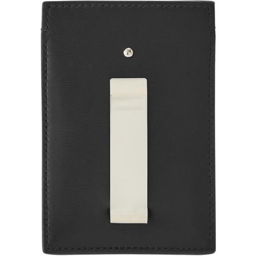 Ferragamo portacarte con logo - nero