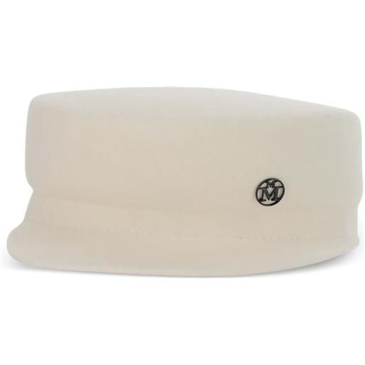 Maison Michel cappello con visiera - toni neutri