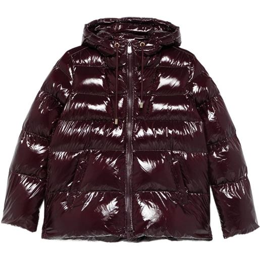 PINKO piumino trapuntato con cappuccio - viola