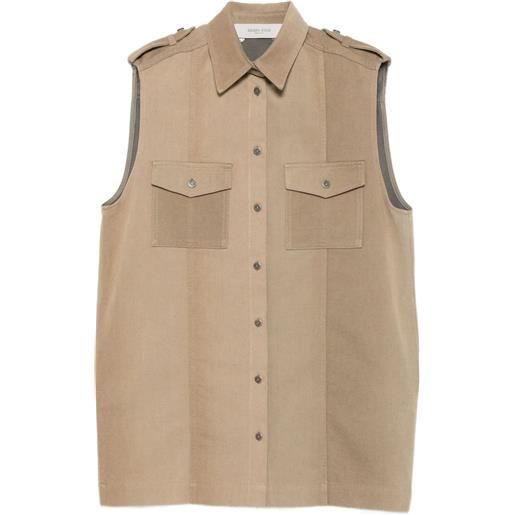 Golden Goose gilet con bottoni - toni neutri