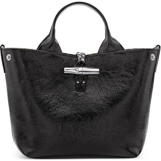 Longchamp borsa a mano le roseau piccola - nero